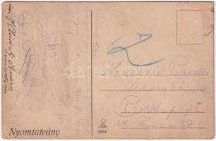 Szolnok. Postás leporelló, Wachs Pál kiadása (EK)