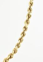 Arany(Au) 14 K walles nyaklánc, jelzett, h: 53 cm, nettó: 11,8 g