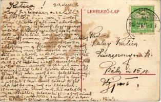 1913 Érd, Fő utca, Sultheisz vendéglő (EB)