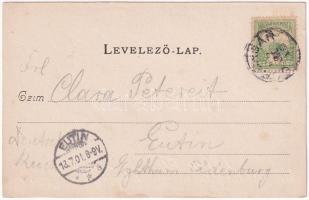 1901 Budapest XXIII. Soroksár, Molnársziget úszó hajómalmokkal / floating ship mills