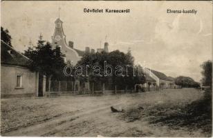 1918 Karancs, Karanac; Elversz kastély / castle