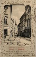 1901 Pozsony, Pressburg, Bratislava; Ventúr utca. Divald Károly 441. / street (Rb)