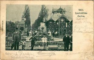 1903 Zsolna, Zilina; Iparkiállítás, Mauthner Ödön tábla, Hazai Iparcikkek. Biel és Jellinek / Industrial exhibition (fl)