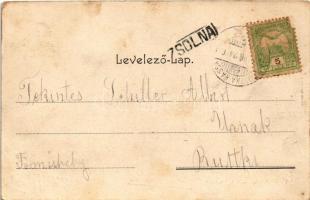 1903 Zsolna, Zilina; Iparkiállítás, Mauthner Ödön tábla, Hazai Iparcikkek. Biel és Jellinek / Indust...