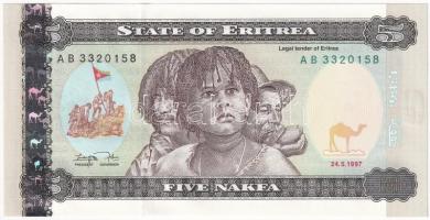Eritrea 1997. 5N T:I Eritrea 1997. 5 Nakfa C:UNC Krause P#2