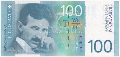 Jugoszlávia 2000. 100D T:III Yugoslavia 2000. 100 Dinara C:F Krause P#156