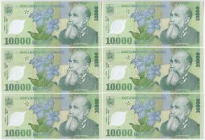 Románia 2000. 10000L (6x sorszámkövető) T:I
Romania 2000. 10000 Lei (6x sequential serials) C:UNC
...