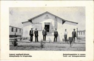 Losonc, Lucenec; Megfigyelő állomás dohánytőzsdéje és hírlapárudája / tobacco and newspaper shop of the K.u.k. military observation station (EK)