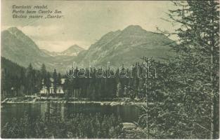 1908 Tátra, Magas-Tátra, Vysoké Tatry; Csorba-tó / Strbské pleso / lake (EB)