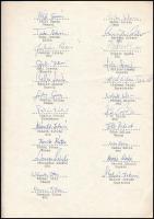 1972 Sportolók által (Novák Dezső (1939-2014) labdarúgó, FTC; Tóth Kálmán (1944-) labdarúgó, Tatabán...