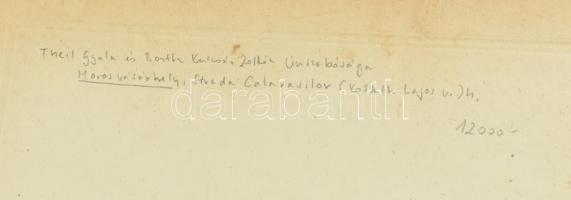 cca 1940 Marosvásárhely, Theil Gyula és és Bartha Kulcsár Zoltán úri szabósága Str. Calarasilor, Kos...