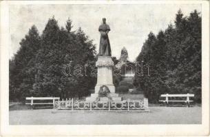 Gödöllő, Erzsébet királyné (Sisi) szobor. Krummer G. felvétele. Storcz B. Mátyás kiadása (EK)