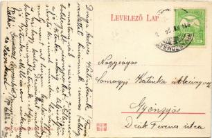 1914 Rimaszombat, Rimavská Sobota; M. kir. földműves iskola, igazgatói lakás. Ifj. Rábely Miklós kia...