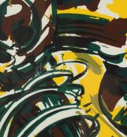 Simonyi Emő (1943-): Álom, 1992. Szitanyomat, papír. Jelzett, számozott (27/40). 62x46 cm. Üvegezett...