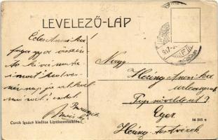 1917 Liptószentmiklós, Liptovsky Mikulás; Katolikus templom, tér, Belnay I. és Vozáry Mihály üzlete....