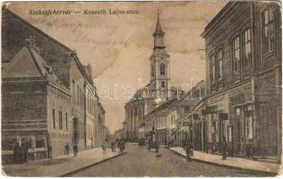 1915 Székesfehérvár, Kossuth Lajos utca, Bodega, üzletek. Horváthné és Rónainé kiadása (fa)