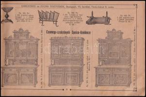 cca 1910 Ehrentreu és Fuchs Testvérek bútornagykereskedése képekkel illusztrált árjegyzéke. Bp., Ste...