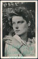 Karády Katalin (1910-1990) színésznő aláírt fotólapja