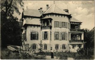 1933 Budapest II. Schuleck villa (Schulek Alfrédné Rajner Jolán (1889-1966), Schulek Alfréd szemészorvos, numizmatikus felesége). Lipótmezei út 3a. Jolán Schulek francia nyelvű levele