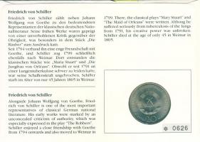 NDK 1972. 20M "Schiller" érmés, bélyeges borítékon T:2