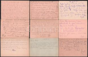 cca 1914-1920 Lónyay Stephanie királyi hercegnő levelezése az oroszvári Lónyay-kastélyban 1914-1917 között működő hadikórház volt ápoltjaitól, valamint férjétől gróf Lónyay elemértől. Összesen 42 db képeslap, levelezőlap