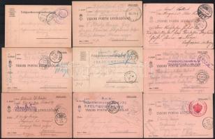 cca 1914-1920 Lónyay Stephanie királyi hercegnő levelezése az oroszvári Lónyay-kastélyban 1914-1917 ...