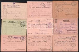 cca 1914-1920 Lónyay Stephanie királyi hercegnő levelezése az oroszvári Lónyay-kastélyban 1914-1917 ...