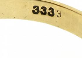 Arany (Au) gyűrű emlékérmével foglalva. (8K/br.2,17 gr)