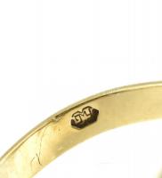 Arany (Au) gyűrű emlékérmével foglalva. (8K/br.2,17 gr)