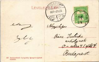 1908 Stubnyafürdő, Túróchévíz, Stubnianske Teplice, Turcianske Teplice; gyógyudvar / spa court yard