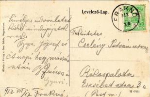 1912 Fraknó, Forchtenstein; Fraknóvár / Schloss Frochtenau / castle