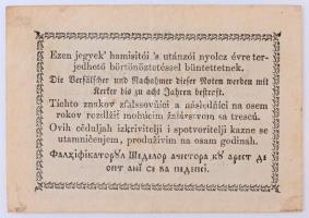 1849. 30kr "Kossuth bankó" dátumban "-IKI" sajtóhibával T:III / Hungary 1849. 30...