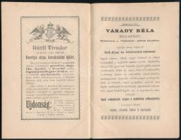 Utmutató az országos ötvösműkiállítás helyiségeiben. Kiadják Sz. T. P. (Szemere Attila, Thallóczy La...
