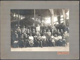 cca 1936 Budapest, Hűvösvölgy, Reich fényképész vintage fotója, 18x24 cm, karton 24,5x32,5 cm