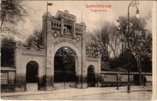 1909 Székesfehérvár, Polgári lövölde, Fiumei kávé és tea reklám. W.L. 678.