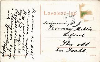 1910 Kisbér, Royal Lancer törzsmén, ló. 2042. Haftl Kálmán kiadása (W.L. ?)