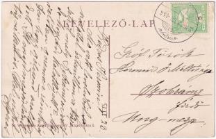 1911 Tihany, Állami hajó kikötő építése, munkások a Balaton partján. id. Weinwurm Antal kiadása (EK)...