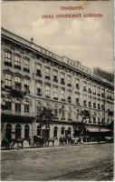 1910 Budapest VIII. Pannónia szálloda, étterem és kávéház. Rákóczi út 5. Kanitz C. és fiai (EK)