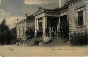 1906 Paks, Daróczy kastély, m. kir postahivatal (EK)