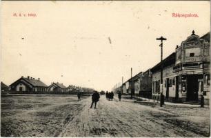 1914 Budapest XV. Rákospalota, MÁV telep, Schönfeld Adolf és társa vegyeskereskedés üzlete (Rb)