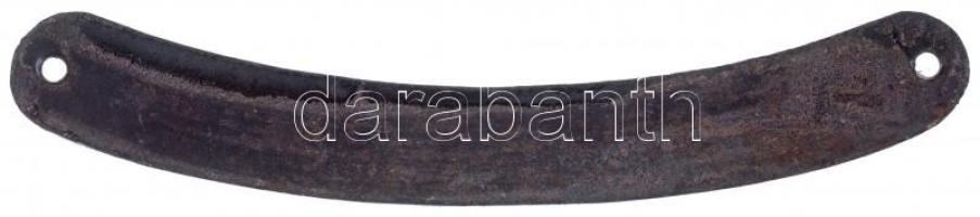 ~1920. "Veress Ernő - törv. védve - VIII. Rákóczi ut. 55." zománcozott fém névtábla (147x1...