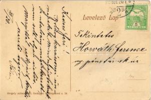 1912 Budapest II. Rózsadomb, Baráth villa télen. Bolyai utca 3. Gergely műterméből (Rb)