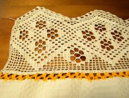 Eredeti erdélyi szőttes nagyon szép állapotban, nagy méretű 170x190cm