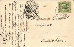 1907 Baja, Deák Ferenc zsilip. Ifj. Wagner Antal kiadása (Rb)