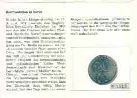 NDK 1973. 20M "Otto Grotewohl" érmés, bélyeges borítékon T:2