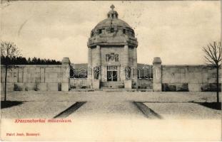 1907 Krasznahorkaváralja, Krásnohorské Podhradie; Andrássy mauzóleum. Kiadja Falvi Jenő / mausoleum (Rb)