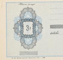 1942 5kr felhasználatlan, teljes szép váltó, szép állapotban