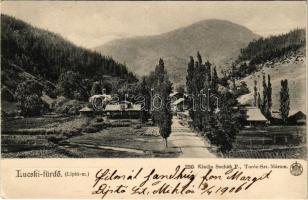 1906 Lucski-fürdő, Lúcky Kúpele (Liptó); fürdőtelep. Sochán P. 230. + LIPTÓ-SZ.-MIKLÓS KOCSIPOSTA (EK)