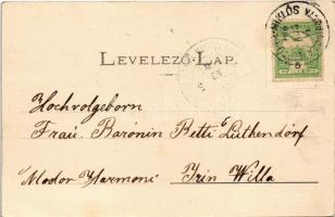 1906 Lucski-fürdő, Lúcky Kúpele (Liptó); fürdőtelep. Sochán P. 230. + "LIPTÓ-SZ.-MIKLÓS KOCSIPO...