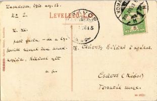 1910 Komárom, Komárnó; Beöthy nyaraló az Erzsébet szigeten / Alzbetínsky ostrov / island villa (EK)